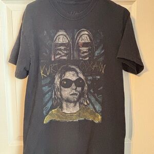 Black Graphic Tee with Iconic Print